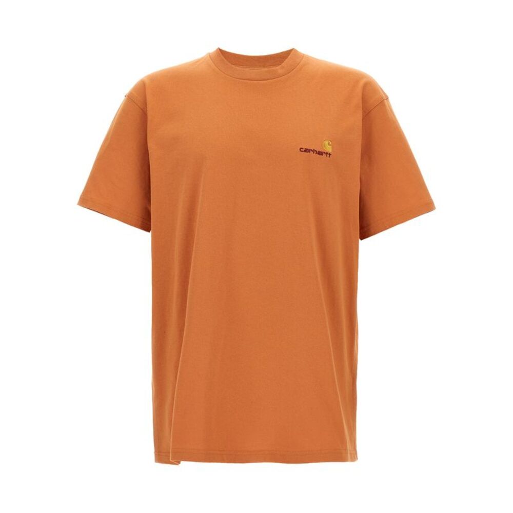 Carhartt Wip Orange Organic Cotton Men's T-Shirt